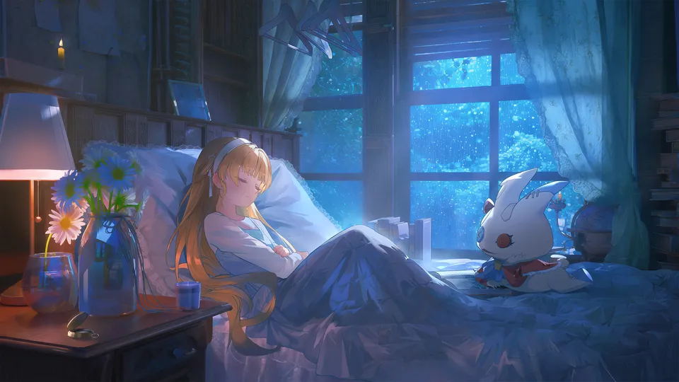 「雨落无声，祷安」